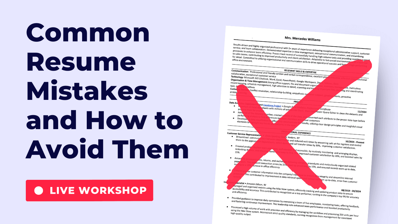 Common Resume Mistakes and How to Avoid Them